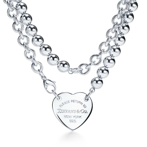 Tiffany Heart Tag Wrap Necklace - Picture 2 of 5